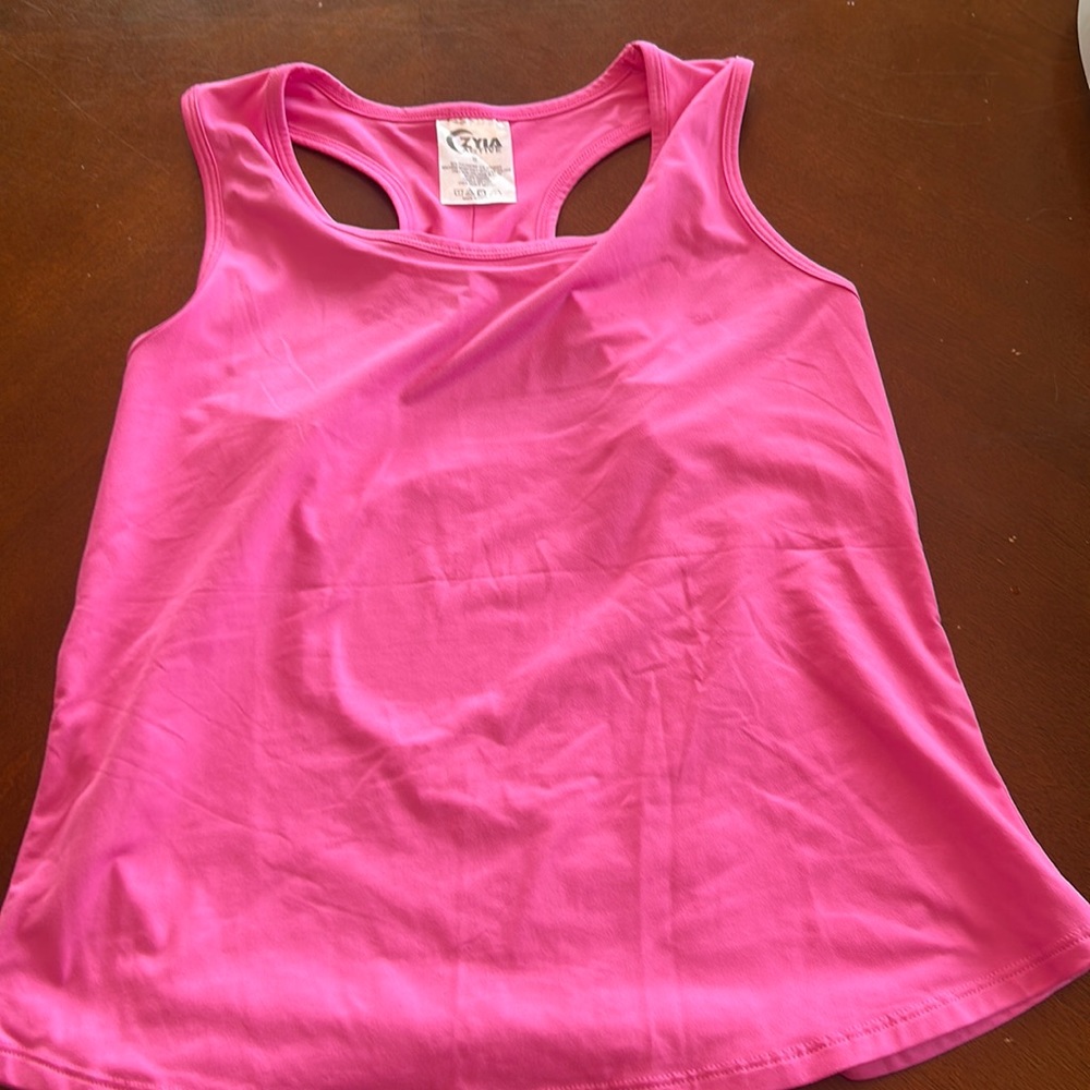 Hot Coral Vented Open Back Tank